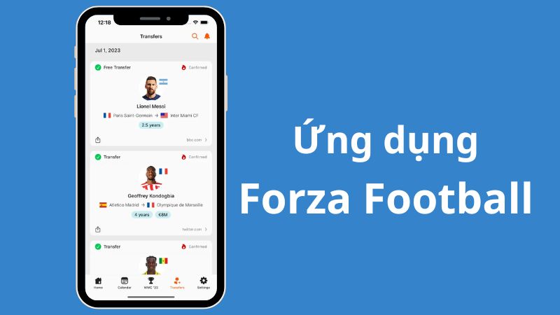 ung dung Forza Football